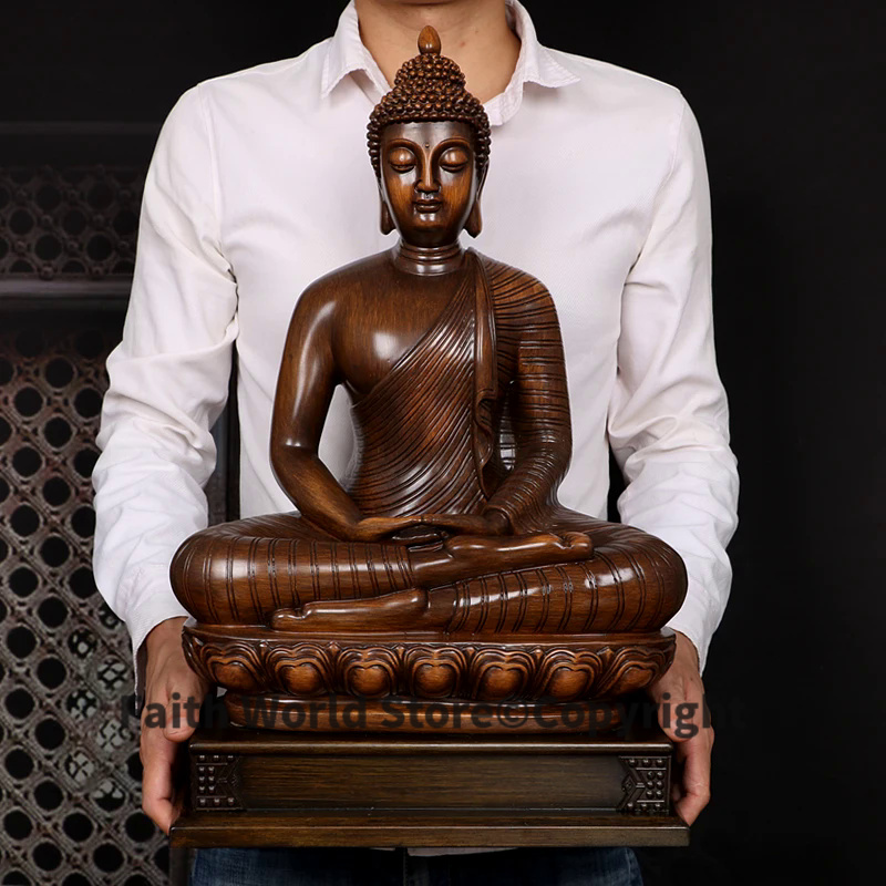 Resin Art India - ขายส่งพระพุทธรูปผลิตภัณฑ์เอเชียตะวันออกเฉียงใต้ประเทศไทย HOME Shop Family Bless ปลอดภัยโชคดีพระพุทธรูปนั่งพระพุทธรูปรูปปั้นขนาดใหญ่