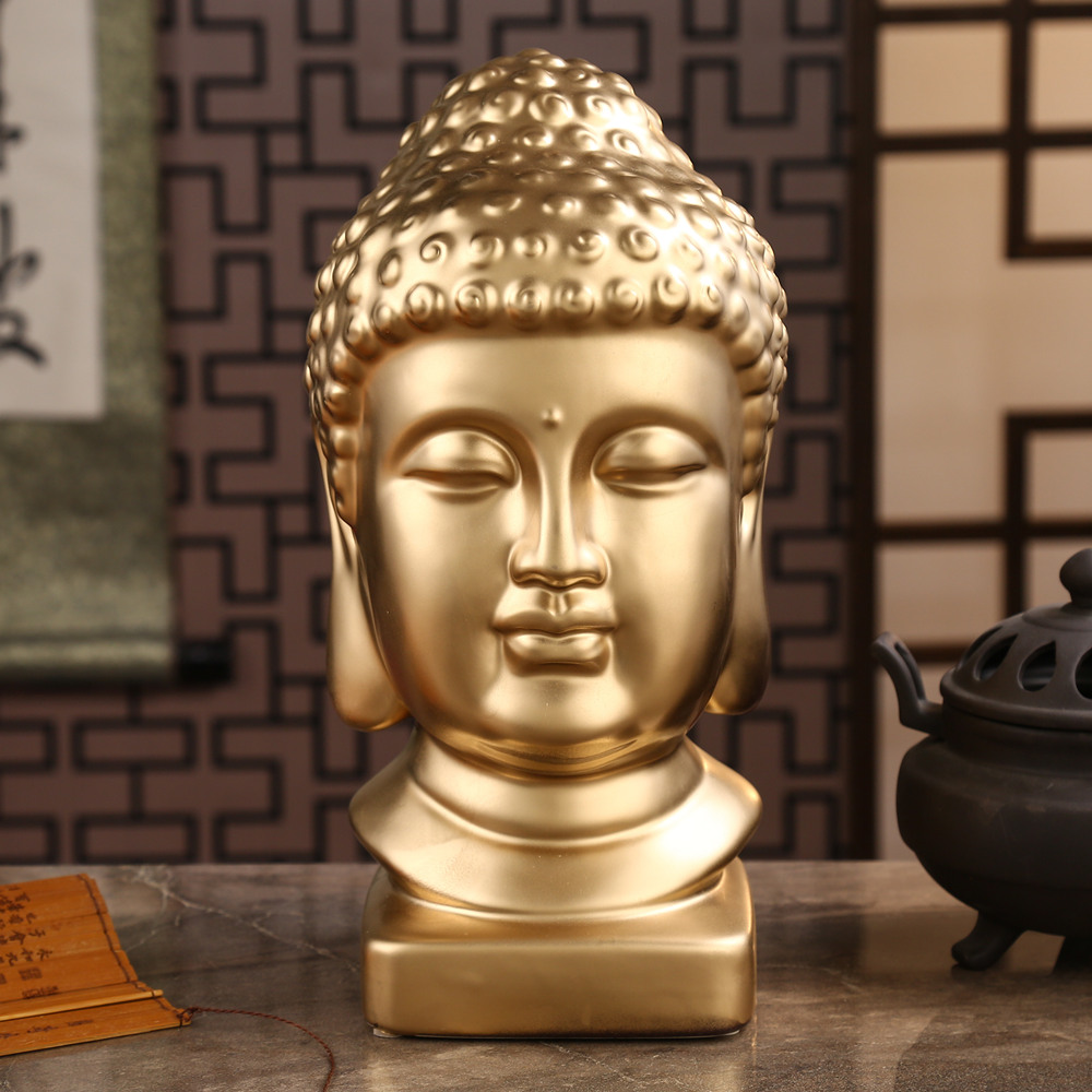Resin Art India - พระพุทธรูปขนาดใหญ่ 24 ซม. สำหรับครอบครัว ป้องกันภัย ให้ความปลอดภัย