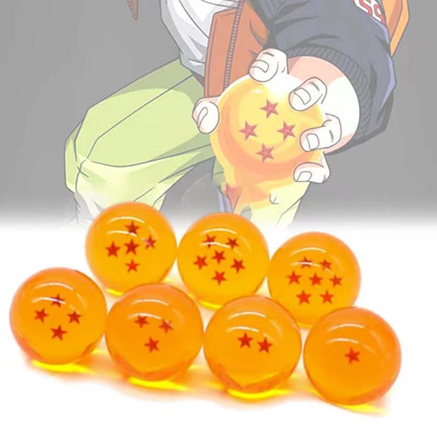 Resin Art Dragon Ball Z - ดราก้อนบอล Z คริสตัลบอลชุด 1-7 ดาวพร้อมขาตั้ง 4.3