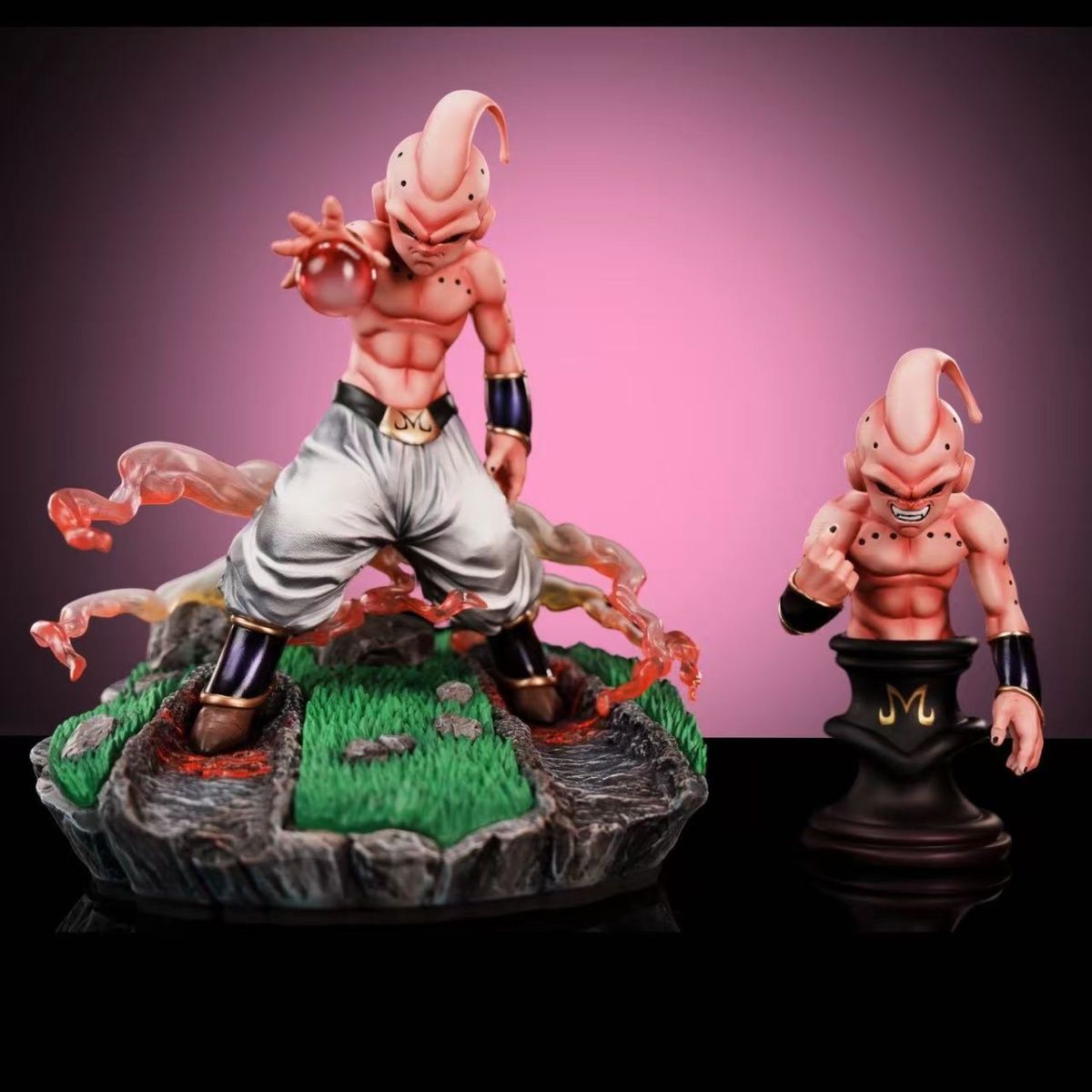 Resin Art Dragon Ball Z - อนิเมะดราก้อนบอล Z มาจินบู 27 ซม. ฟิกเกอร์ตั้งโต๊ะ