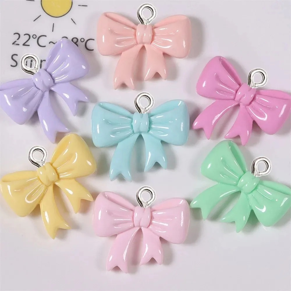 10 ชิ้น ชาร์มเรซิ่นรูปโบว์สีลู - Resin Art Jewelry Kit บทวิจารณ์และราคา