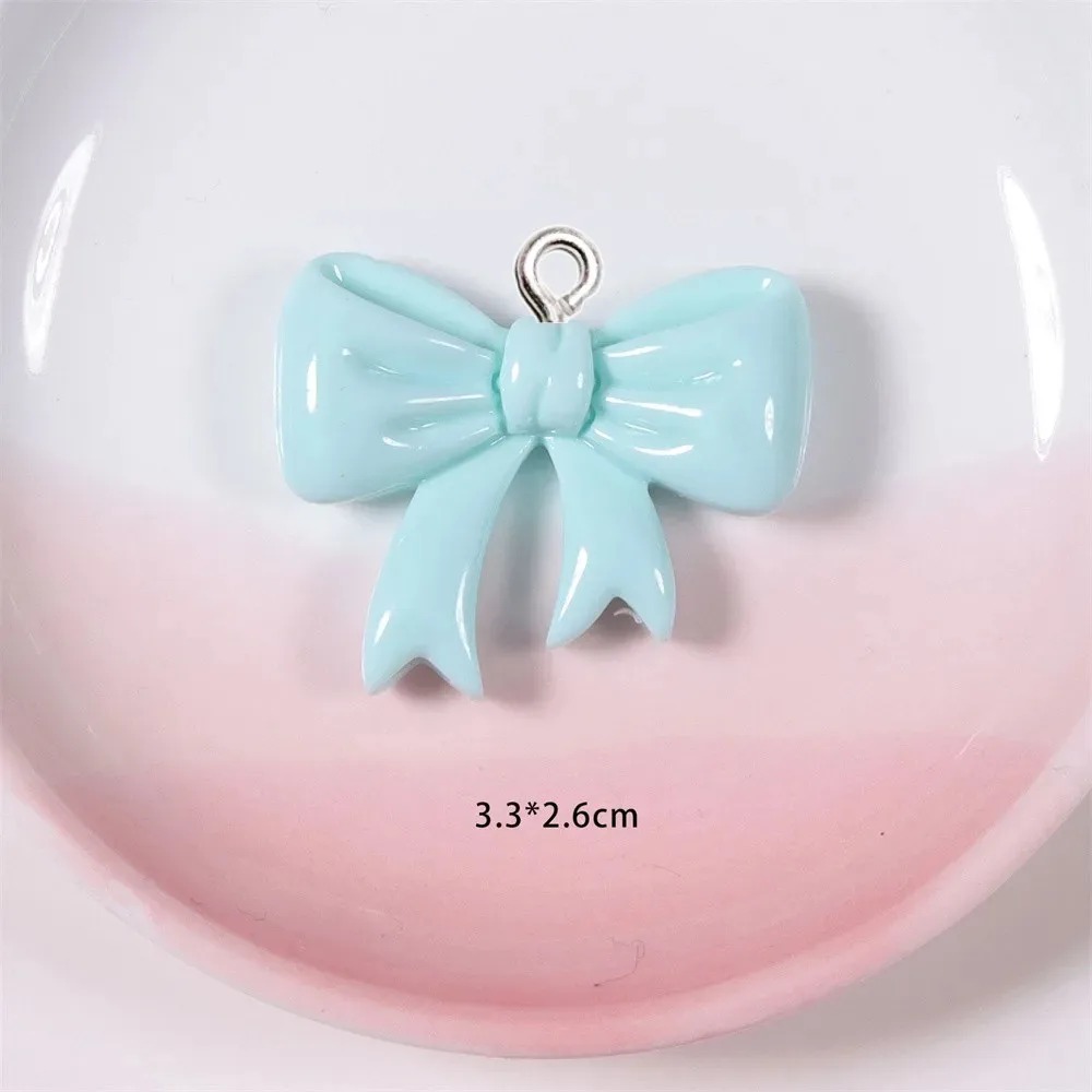 10 ชิ้น ชาร์มเรซิ่นรูปโบว์สีลู - Resin Art Jewelry Kit บทวิจารณ์และราคา