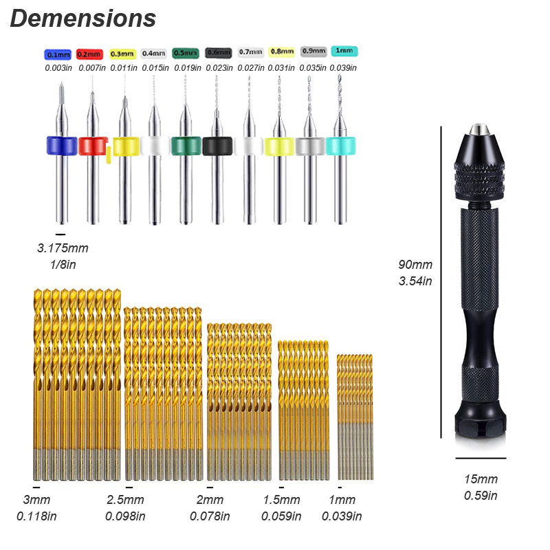 Micro Mini Pin Vise เจาะมือ Tw - Resin Art Drill Machine บทวิจารณ์และราคา