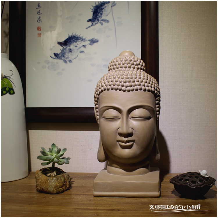 พระพุทธรูปขนาดใหญ่ 40 ซม. - ขา - Resin Art India บทวิจารณ์และราคา