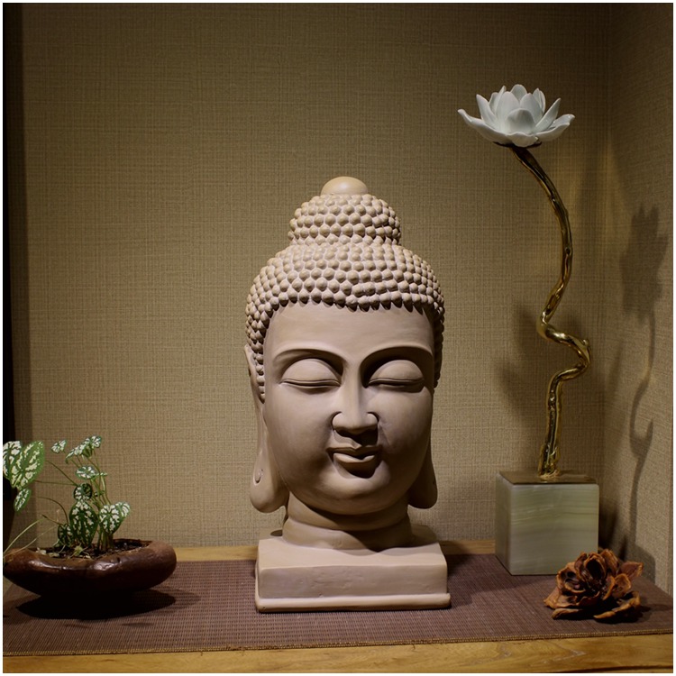 พระพุทธรูปขนาดใหญ่ 40 ซม. - ขา - Resin Art India บทวิจารณ์และราคา