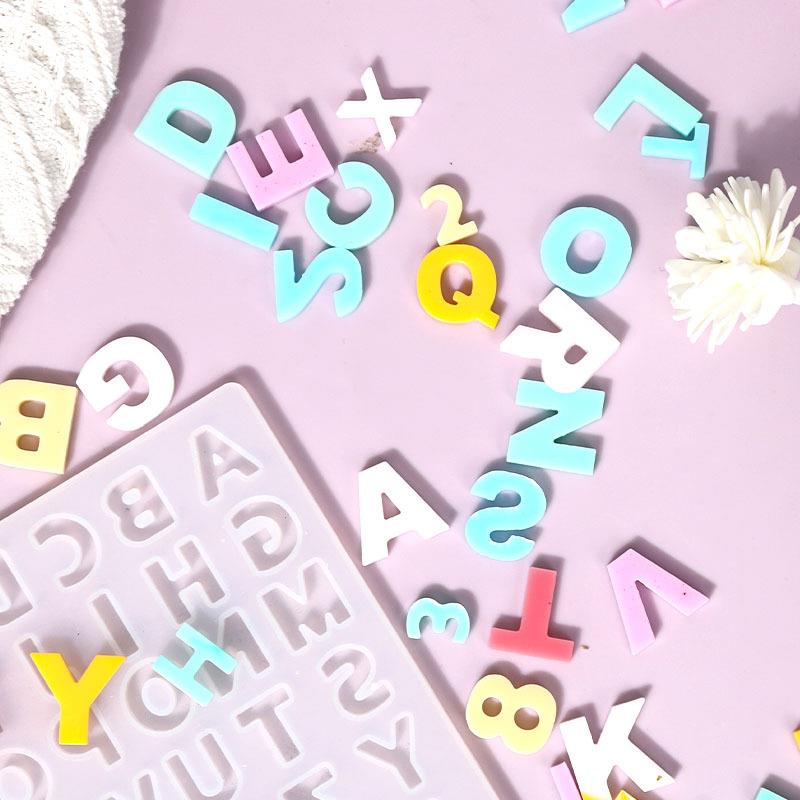 ตัวอักษรอีพ็อกซี่เรซินแม่พิมพ์ - Resin Art Alphabet บทวิจารณ์และราคา