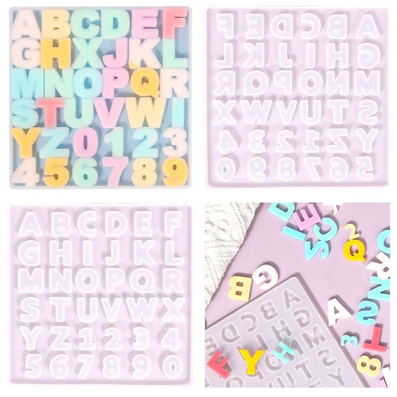 ตัวอักษรอีพ็อกซี่เรซินแม่พิมพ์ - Resin Art Alphabet บทวิจารณ์และราคา