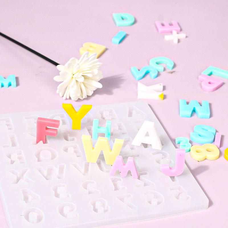 ตัวอักษรอีพ็อกซี่เรซินแม่พิมพ์ - Resin Art Alphabet บทวิจารณ์และราคา