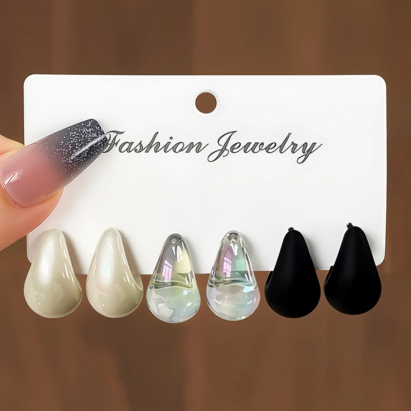 3 คู่แฟชั่นเรซิ่น Drop ต่างหูฤ - Resin Art Ring บทวิจารณ์และราคา