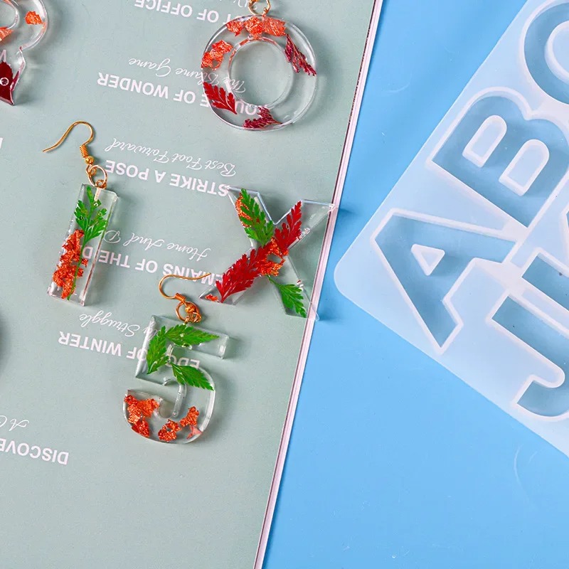 ขนาดเล็ก 26 ตัวอักษรซิลิโคนเรซ - Resin Art Alphabet บทวิจารณ์และราคา