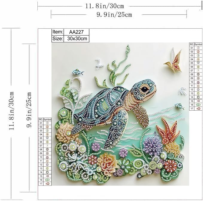 ชุดภาพวาดเพชรรูปเต่าทะเลสำหรับ - Resin Art For Beginner บทวิจารณ์และราคา