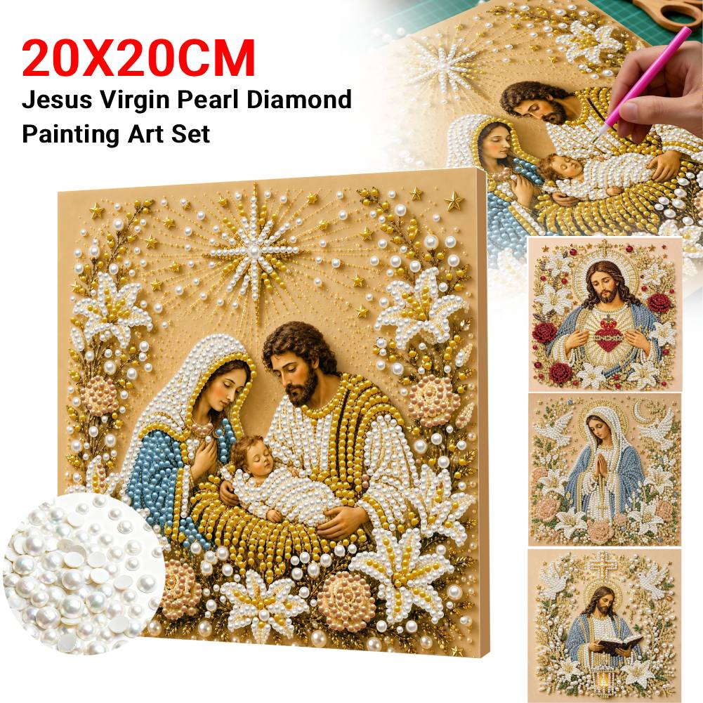 ชุดงานศิลปะภาพเพชร DIY พระเยซู - Resin Art For Beginner บทวิจารณ์และราคา