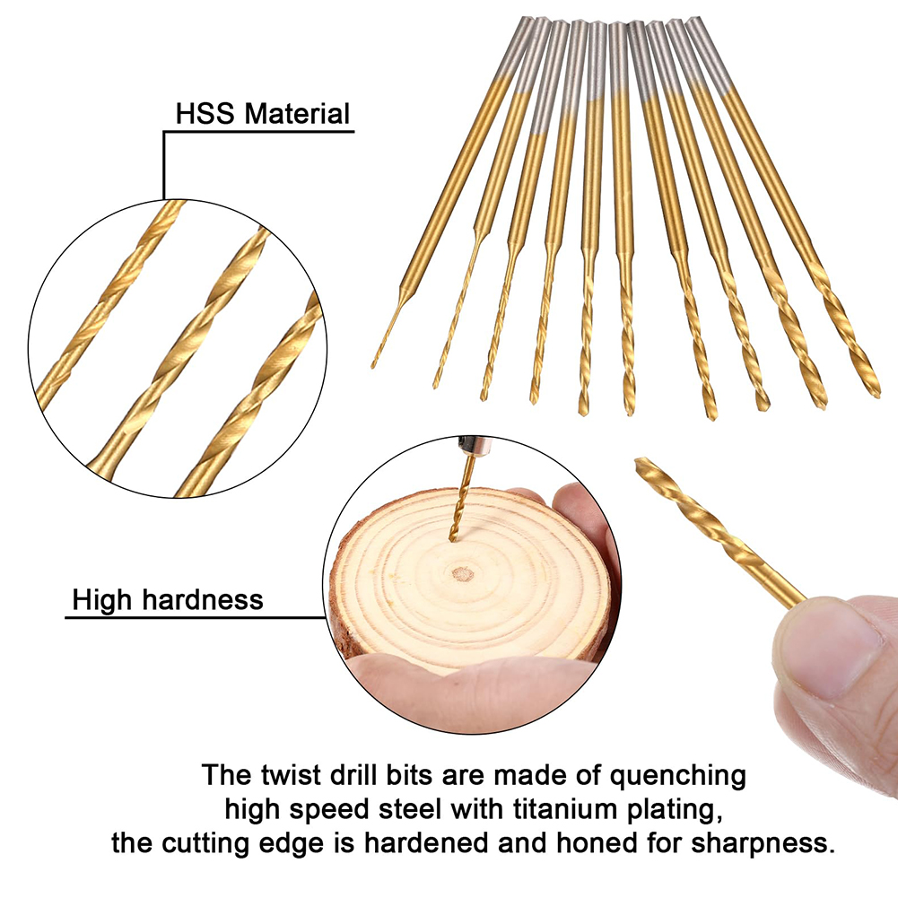 10 ชิ้นมินิเจาะชุด Bit แกะสลัก - Resin Art Drill Machine บทวิจารณ์และราคา