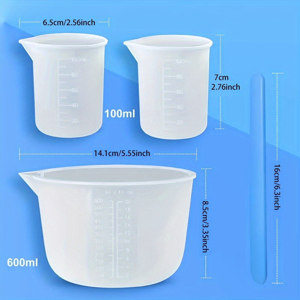 ถ้วยตวงซิลิโคน, อุปกรณ์เรซินพร - Resin Mixing Cup บทวิจารณ์และราคา