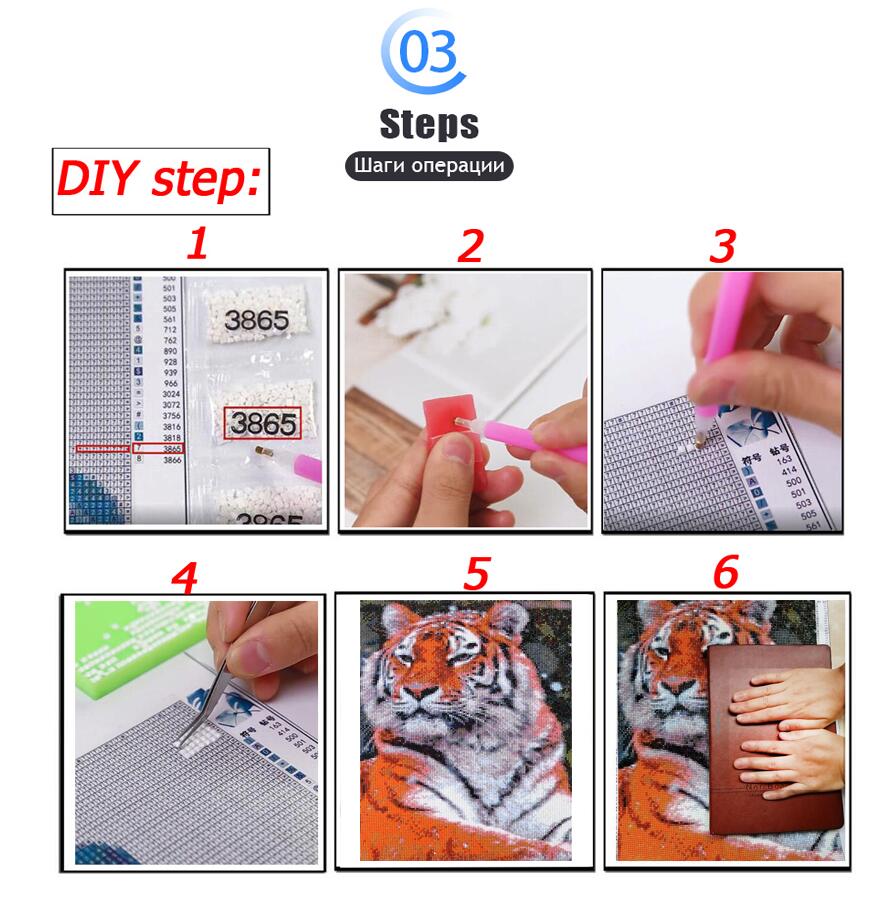5D DIY เย็บปักถักร้อยเพชรชุดเต - Resin Art Mary บทวิจารณ์และราคา