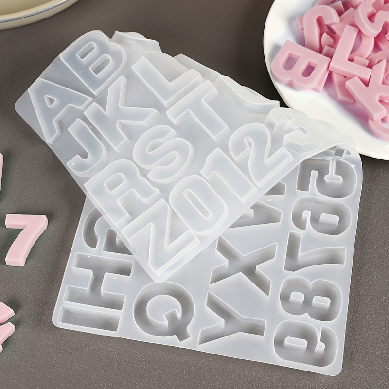 แม่พิมพ์ซิลิโคนตัวอักษร A ถึง  - Resin Art Alphabet บทวิจารณ์และราคา