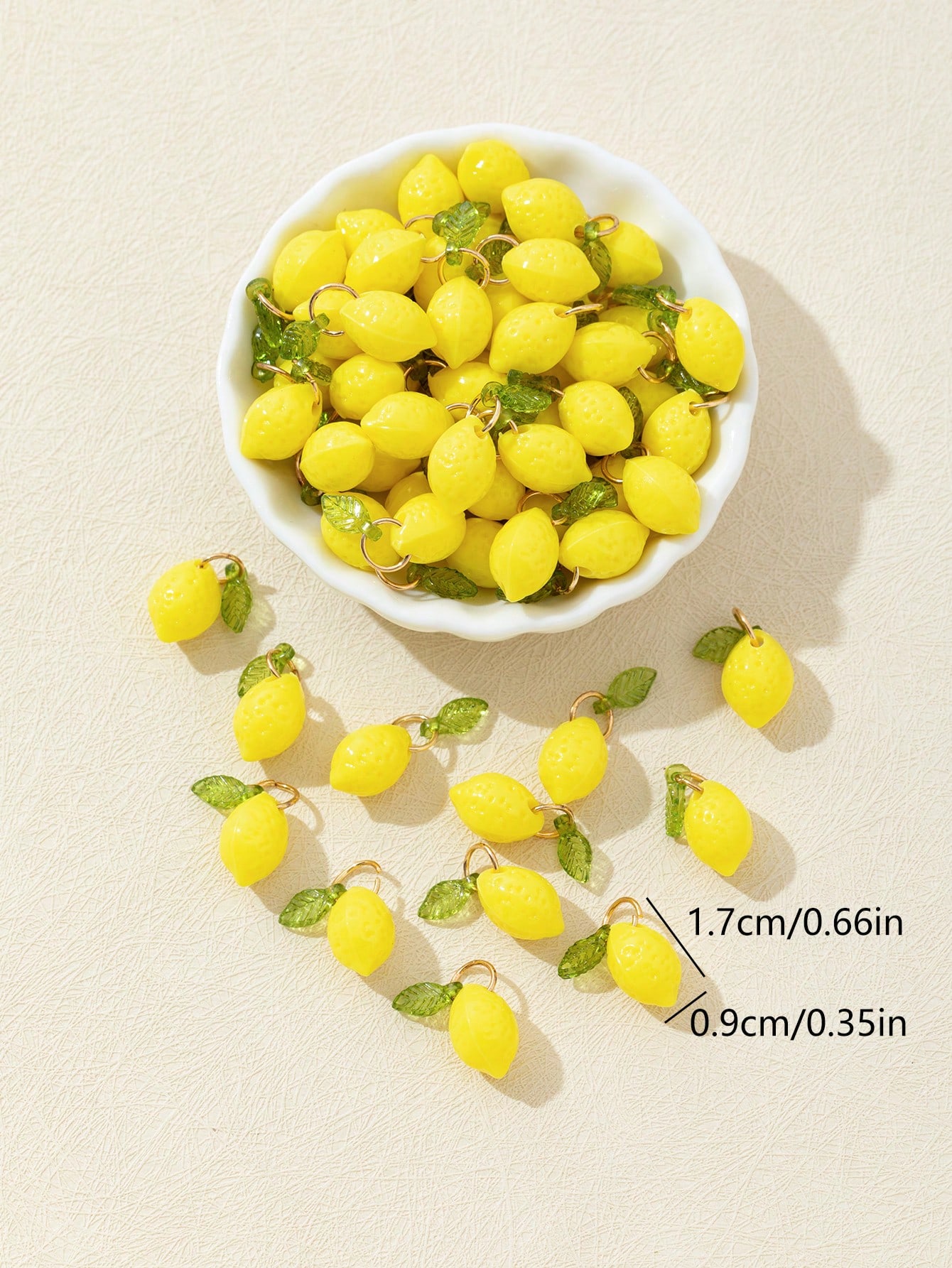 จี้เรซิ่นรูปเลมอน 3 มิติ 10 ชิ - Resin Art Products บทวิจารณ์และราคา
