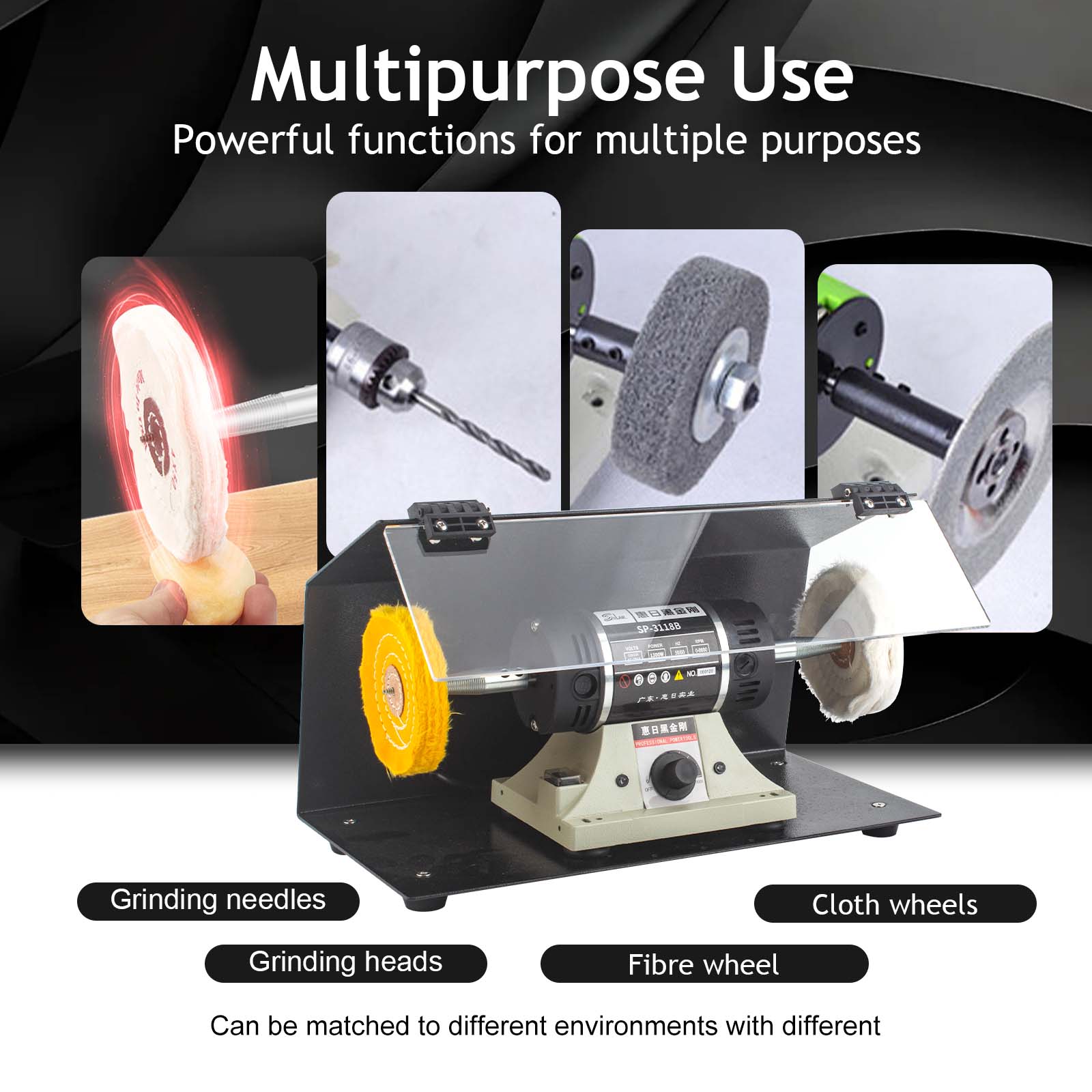 10,000RPM Dual-ล้อเครื่องประดั - Resin Art Drill Machine บทวิจารณ์และราคา