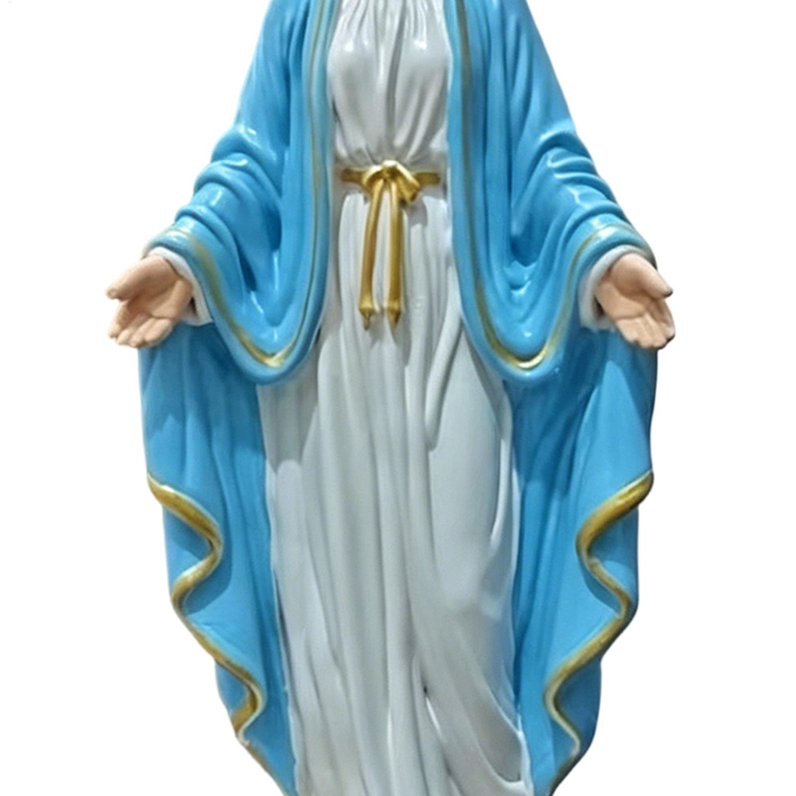 รูปปั้นพระแม่มารีสำหรับตั้งโต๊ - Resin Art Mary บทวิจารณ์และราคา