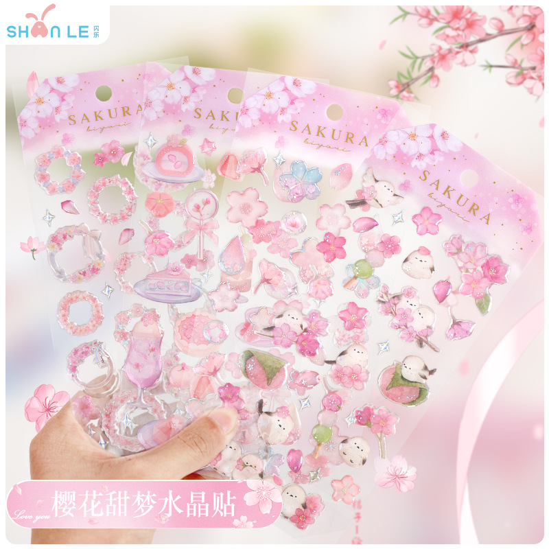 สไตล์ญี่ปุ่นซากุระคริสตัล 3D ส - Resin Art Products บทวิจารณ์และราคา