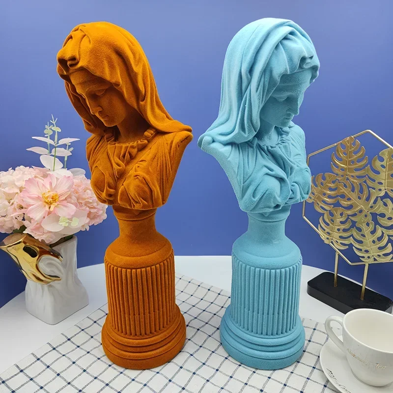 รูปปั้นพระแม่มารีทำจากเรซิ่น ง - Resin Art Mary บทวิจารณ์และราคา