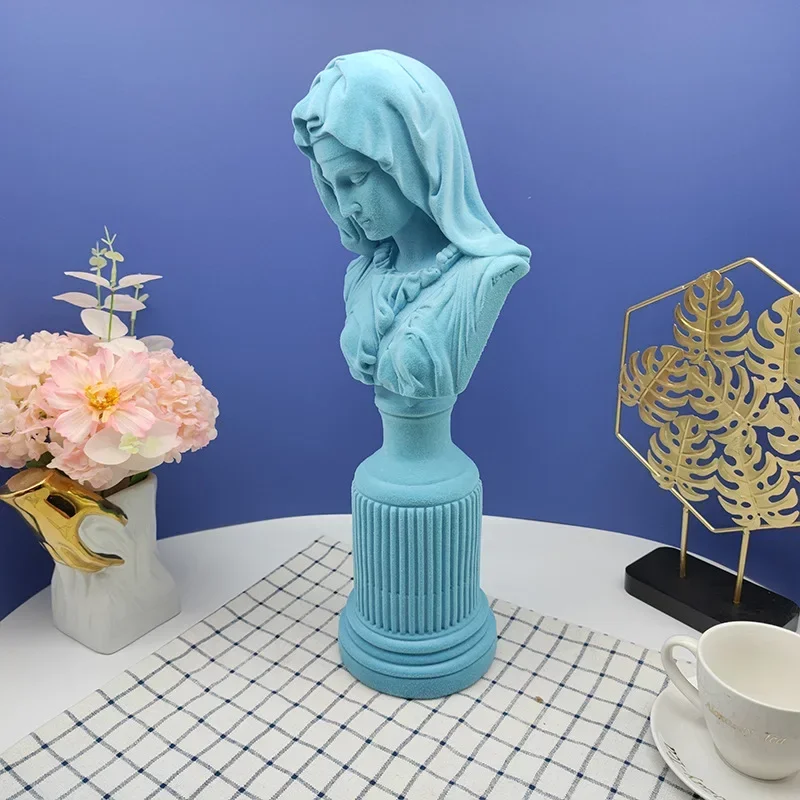 รูปปั้นพระแม่มารีทำจากเรซิ่น ง - Resin Art Mary บทวิจารณ์และราคา