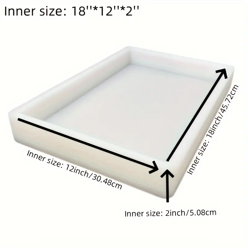 แม่พิมพ์ซิลิโคนขนาดใหญ่ 18*12* - Resin Art Products บทวิจารณ์และราคา