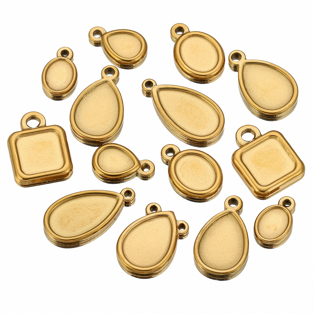 ถาดจี้สแตนเลสทรงสี่เหลี่ยม ทรง - Resin Art Jewelry Kit บทวิจารณ์และราคา