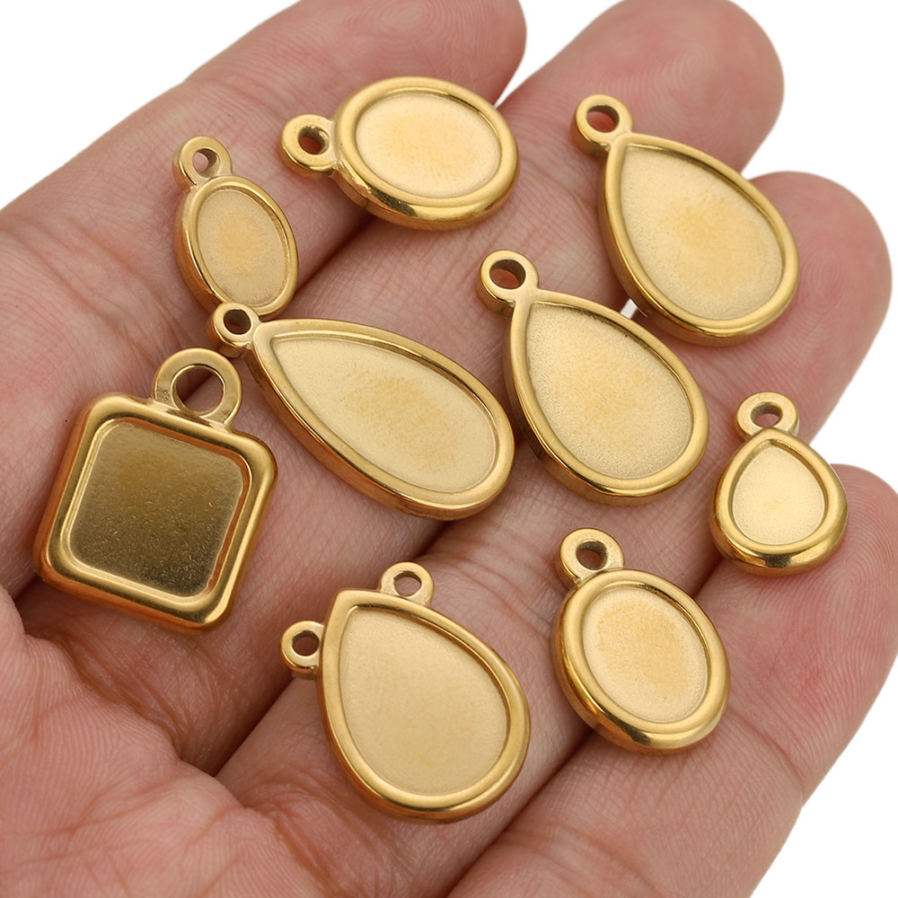 ถาดจี้สแตนเลสทรงสี่เหลี่ยม ทรง - Resin Art Jewelry Kit บทวิจารณ์และราคา