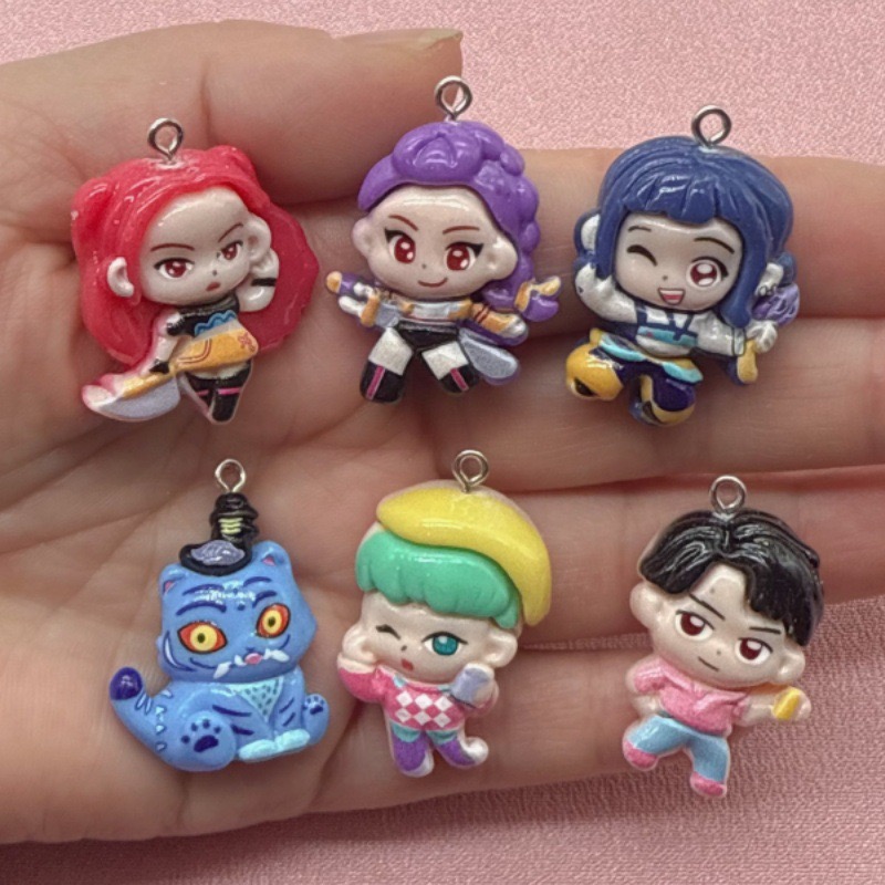 จี้การ์ตูนเรซิ่น 10 ชิ้น, ต่าง - Resin Art Jewelry Kit บทวิจารณ์และราคา
