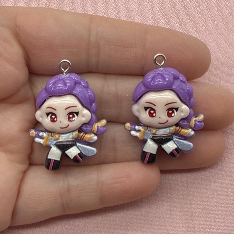 จี้การ์ตูนเรซิ่น 10 ชิ้น, ต่าง - Resin Art Jewelry Kit บทวิจารณ์และราคา