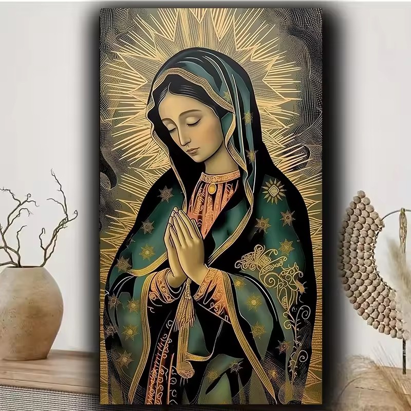 ภาพวาดเพชร 5 มิติ แบบไร้กรอบ 1 - Resin Art Mary บทวิจารณ์และราคา