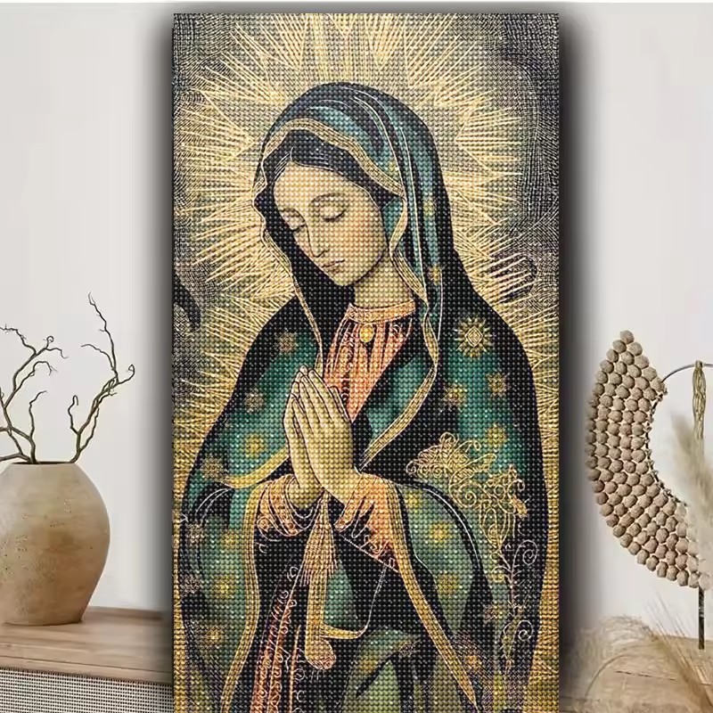 ภาพวาดเพชร 5 มิติ แบบไร้กรอบ 1 - Resin Art Mary บทวิจารณ์และราคา
