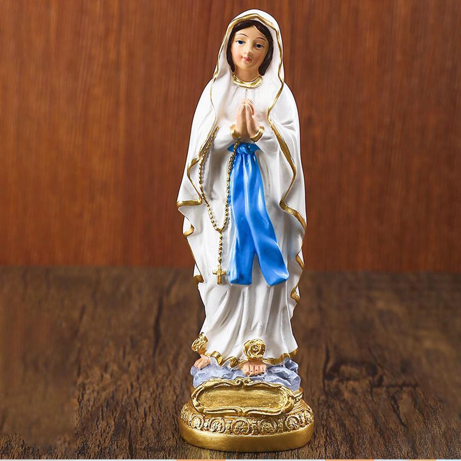 รูปปั้นแมรี่ ของตกแต่งบ้าน งาน - Resin Art Mary บทวิจารณ์และราคา