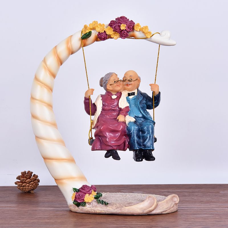รูปปั้นเรซิ่นคู่รักแบบจีนโบราณ - Resin Art Gift For Anniversary บทวิจารณ์และราคา