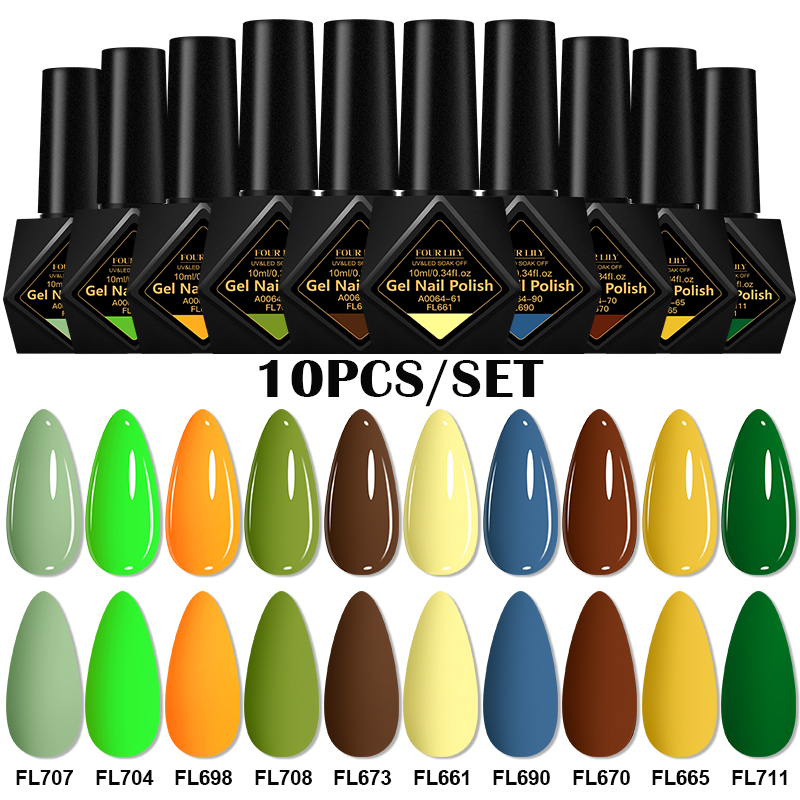 ชุดเจลทาเล็บ 10 ชิ้น สำหรับทุก - Resin Art All บทวิจารณ์และราคา