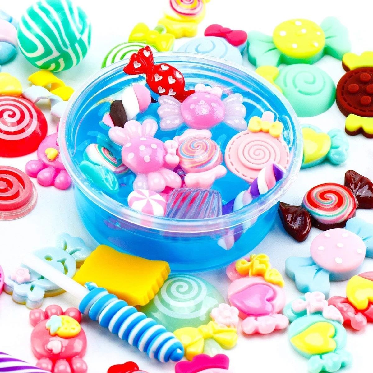 30pcs สุ่ม Candy Slime Charms  - Resin Art Products บทวิจารณ์และราคา