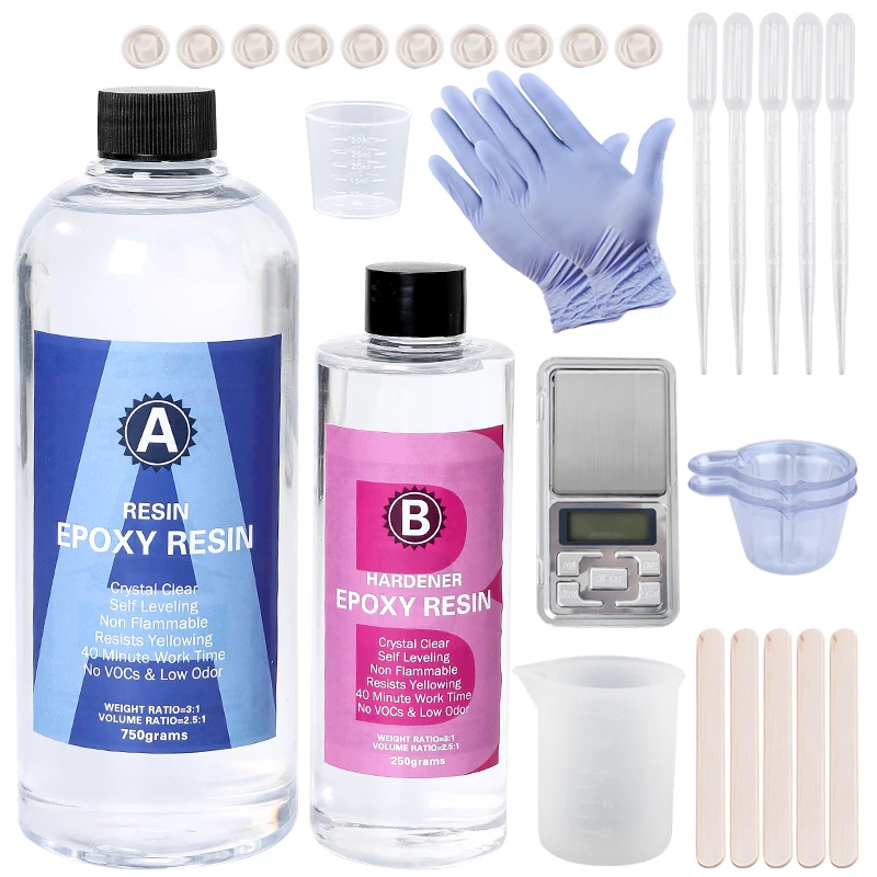 อีพ็อกซี่เรซิ่นชุดคริสตัลใสผสม - Resin Mixing Cup บทวิจารณ์และราคา