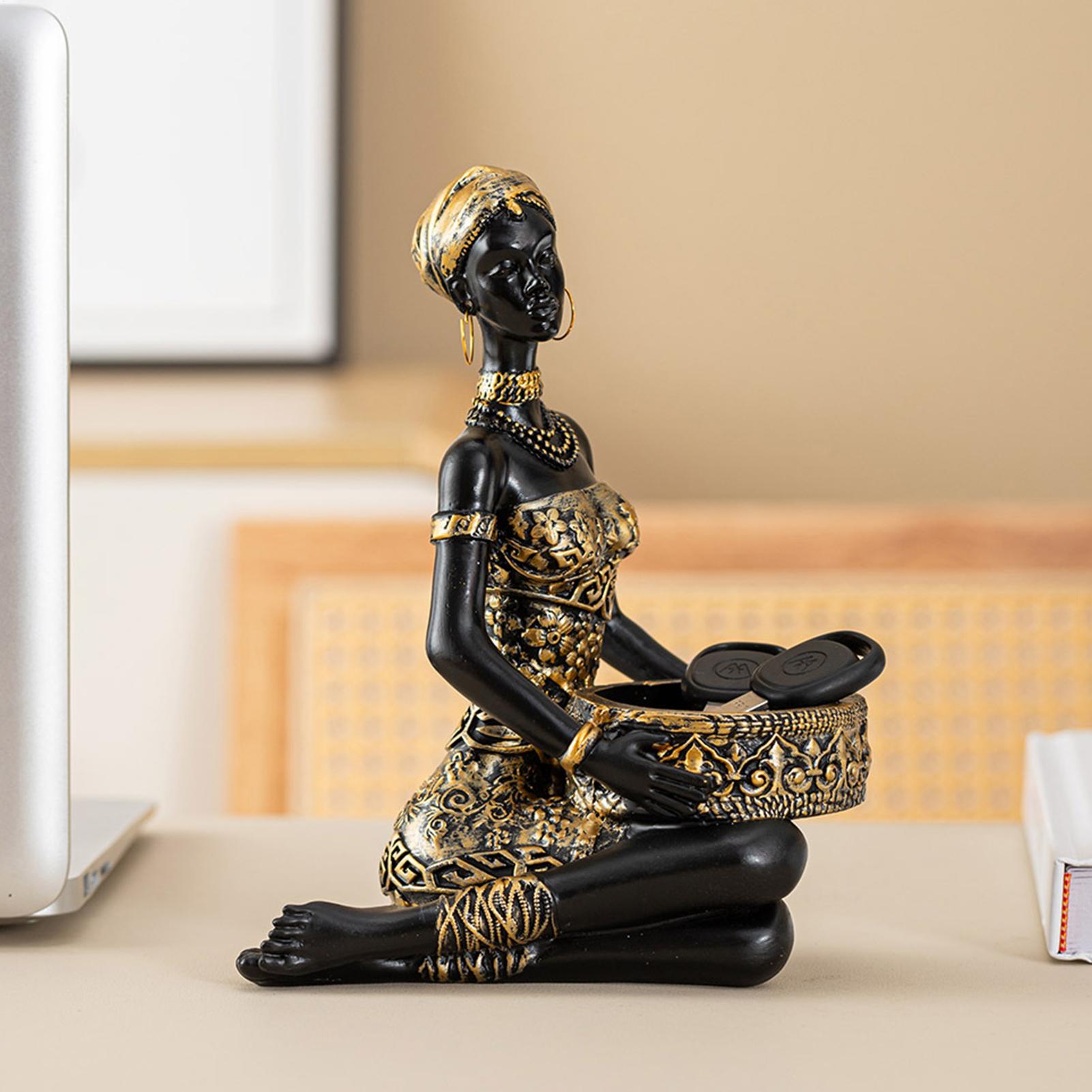 งานประติมากรรมศิลปะแอฟริกัน ขอ - Resin Art India บทวิจารณ์และราคา