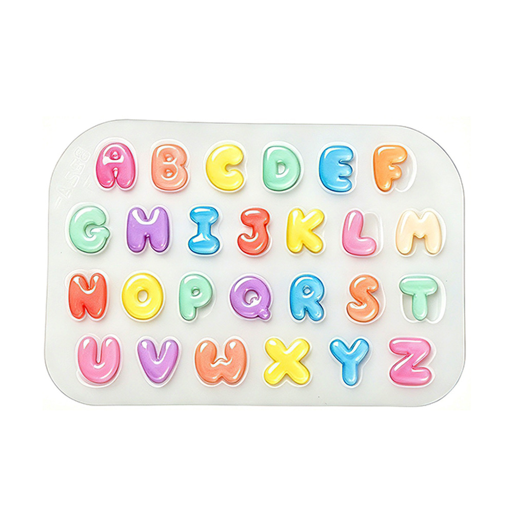แม่พิมพ์ซิลิโคนตัวอักษรขนาดเล็ - Resin Art Alphabet บทวิจารณ์และราคา