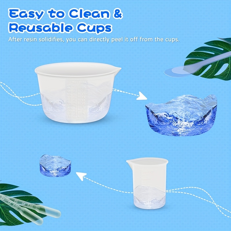 ถ้วยผสมเรซิ่นซิลิโคนสำหรับอุปก - Resin Mixing Cup บทวิจารณ์และราคา