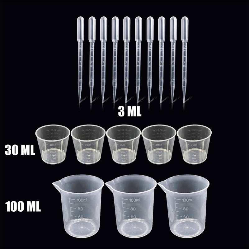 ชุดเครื่องมือหล่อเรซิ่นอีพ็อกซ - Resin Mixing Cup บทวิจารณ์และราคา