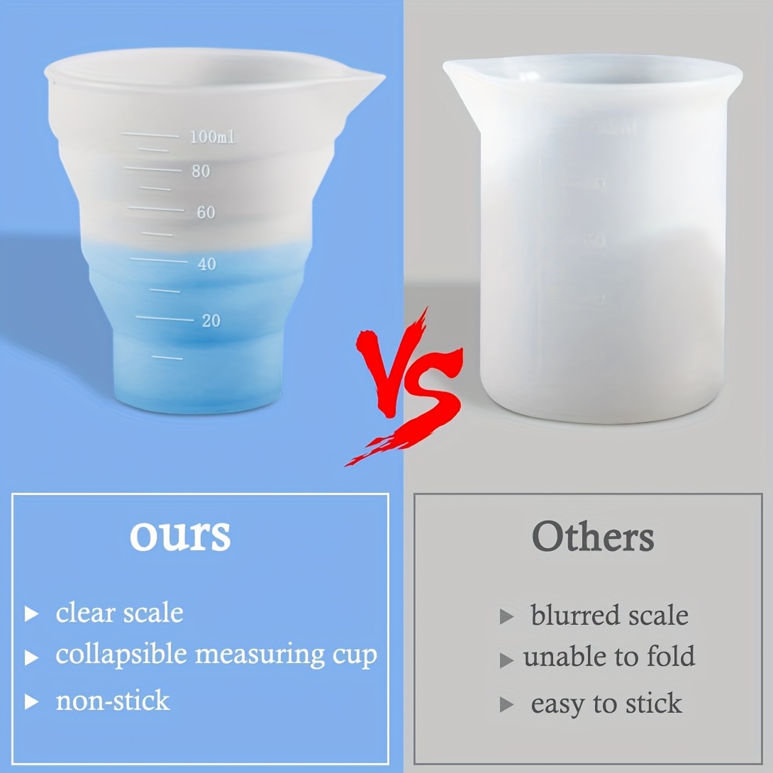 ถ้วยตวงซิลิโคนพับได้ขนาด 50-50 - Resin Mixing Cup บทวิจารณ์และราคา