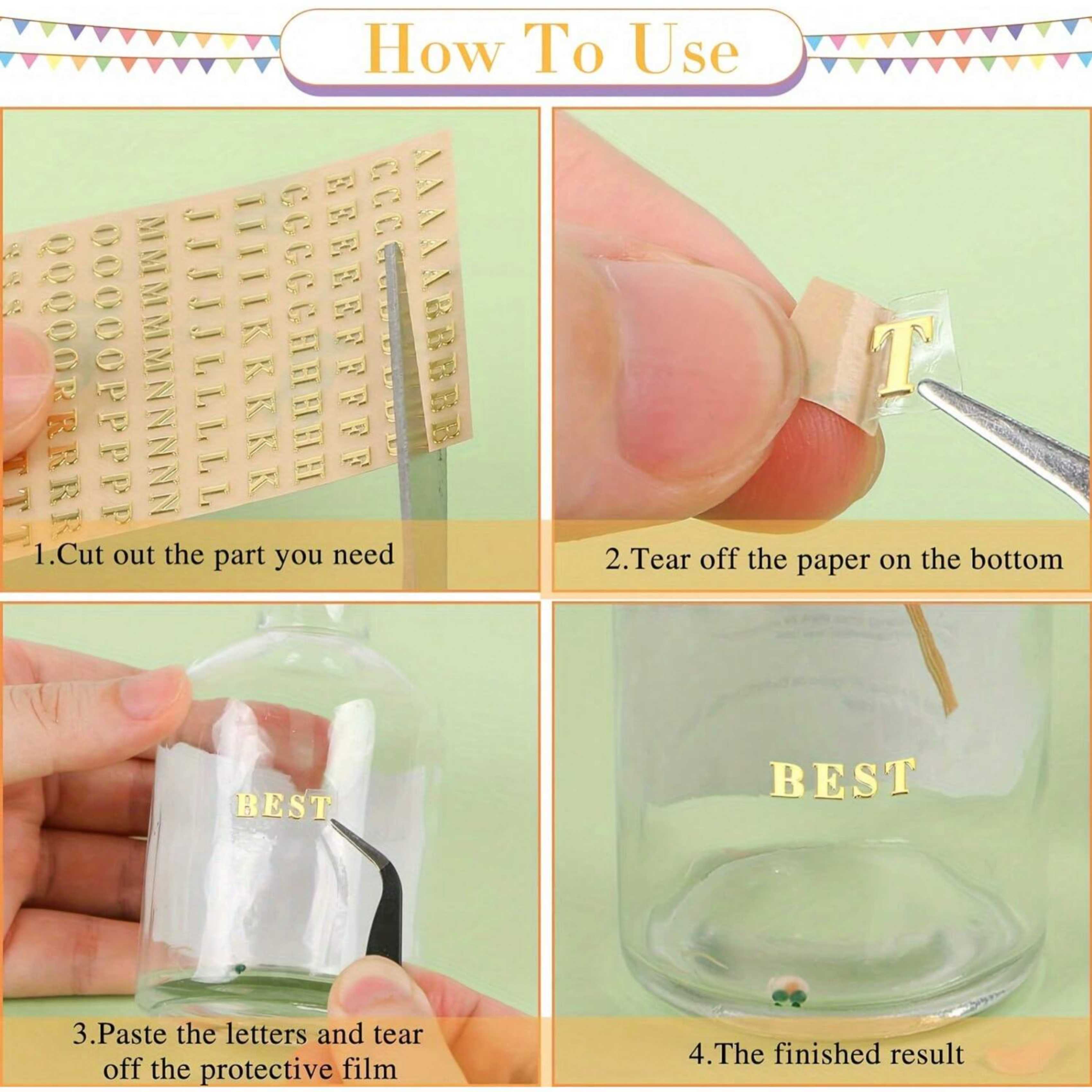 สติกเกอร์เรซิ่น 12 ตัวอักษร, ส - Resin Art Alphabet บทวิจารณ์และราคา