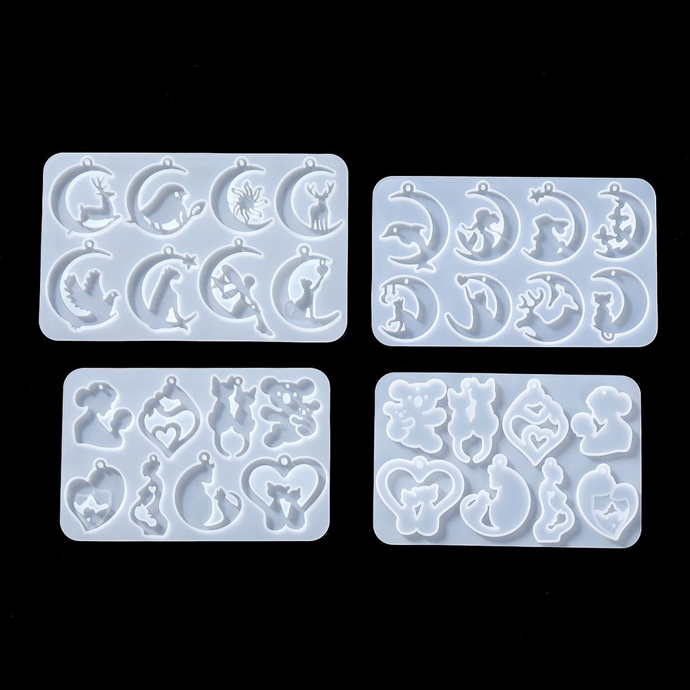 จี้ต่างหูแม่พิมพ์ซิลิโคนอีพ็อก - Resin Art Alphabet บทวิจารณ์และราคา