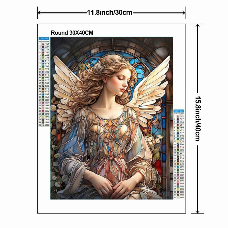 ภาพวาดเพชร 5 มิติ แบบไร้กรอบ ล - Resin Art Mary บทวิจารณ์และราคา