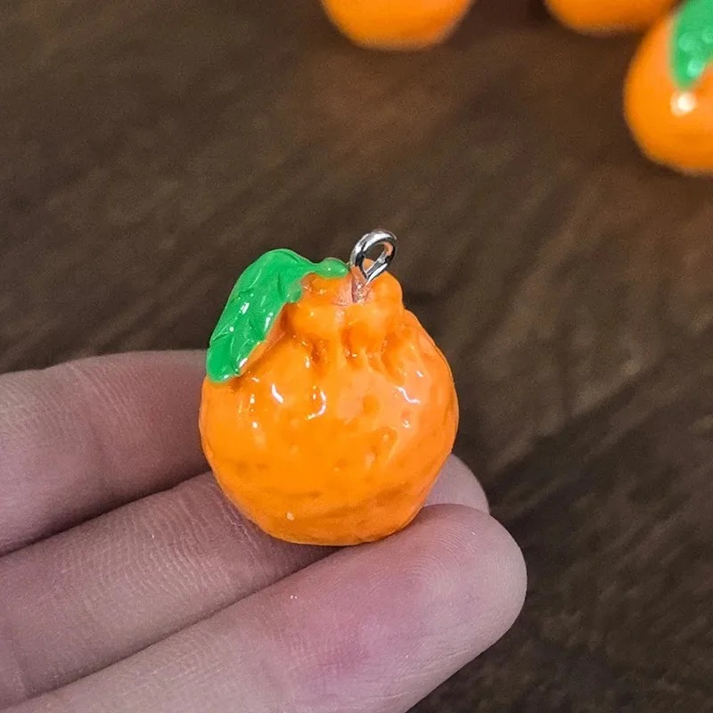 ชาร์มเรซิ่นรูปส้มแมนดาริน 3 มิ - Resin Art Products บทวิจารณ์และราคา