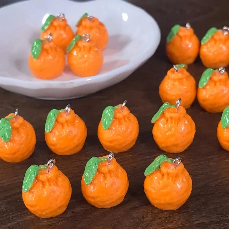 ชาร์มเรซิ่นรูปส้มแมนดาริน 3 มิ - Resin Art Products บทวิจารณ์และราคา