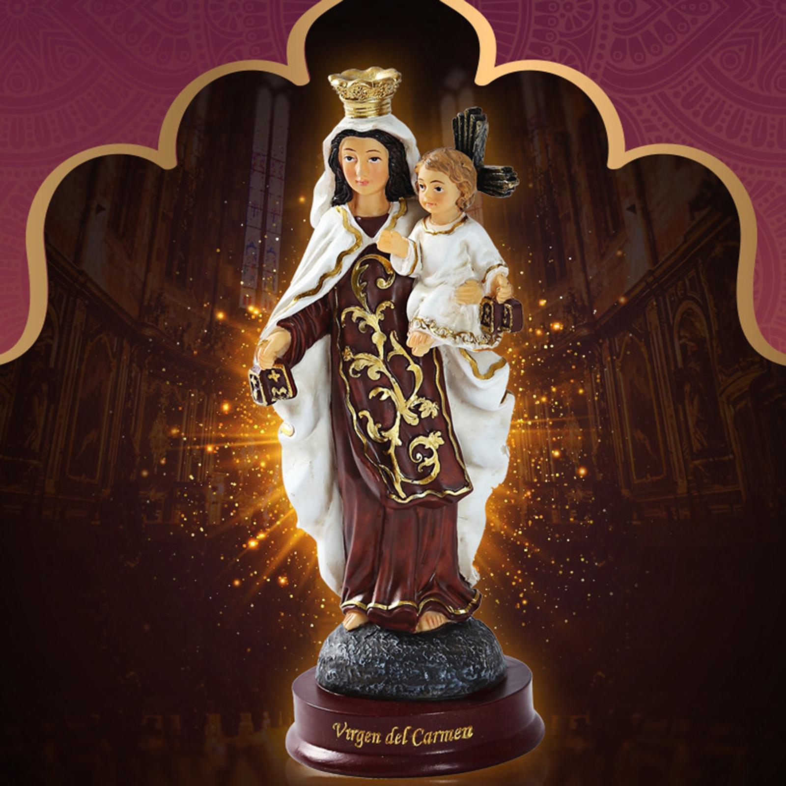 รูปปั้นพระแม่มารีทำจากเรซิ่น ง - Resin Art Mary บทวิจารณ์และราคา