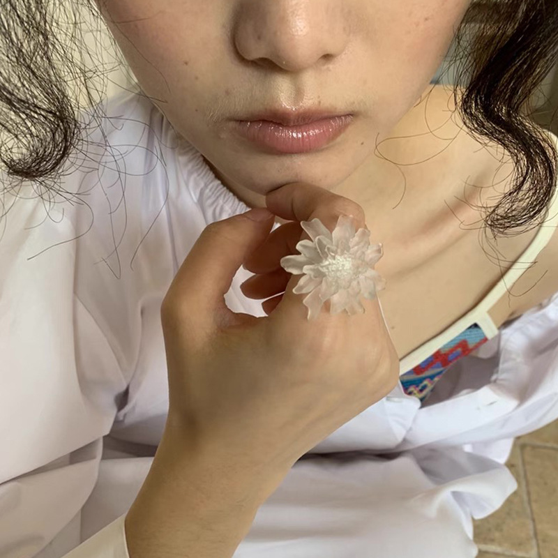 HUANZHI สีขาวโปร่งใส Frosted เ - Resin Art Ring บทวิจารณ์และราคา